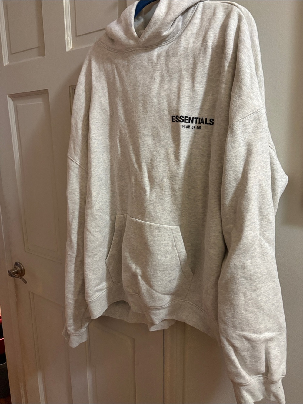 Essentials Mens Light Gray Crewneck Sweatshirt